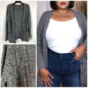 Heathered Gray Cardigan